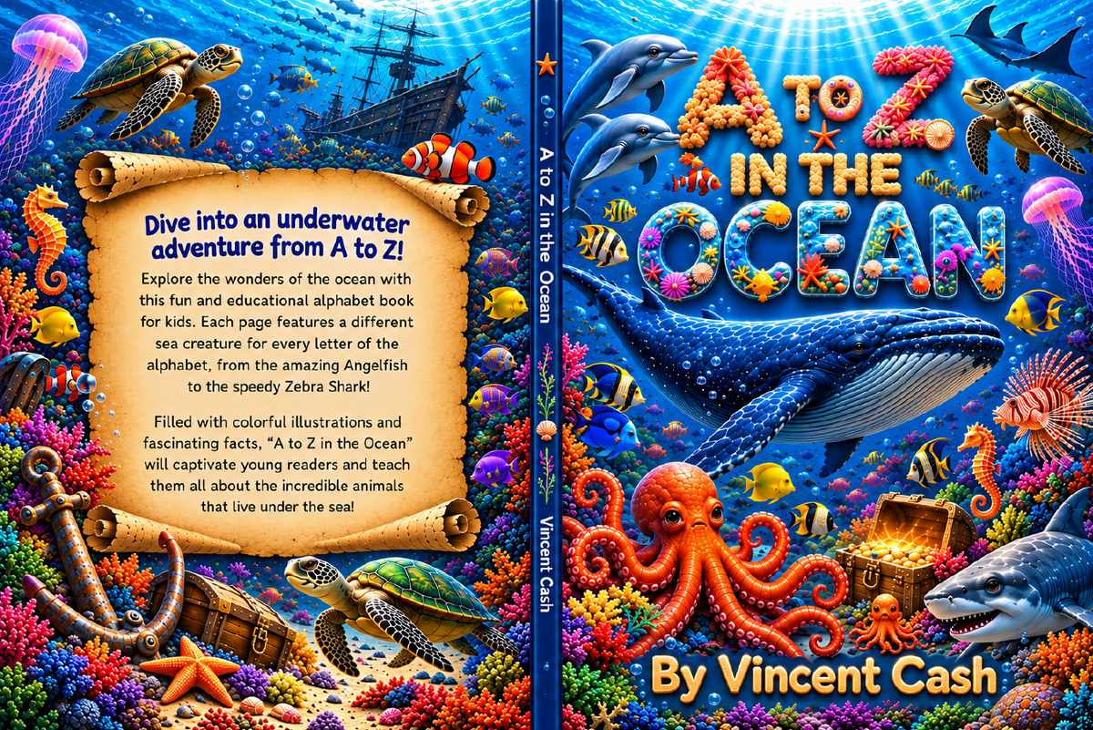 A to Z in the Ocean (Hardback)