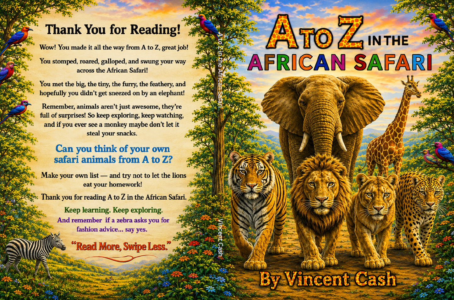 A to Z in the African Safari (Harback)