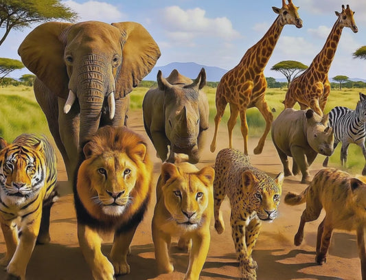 A to Z in the African Safari (Paperback)