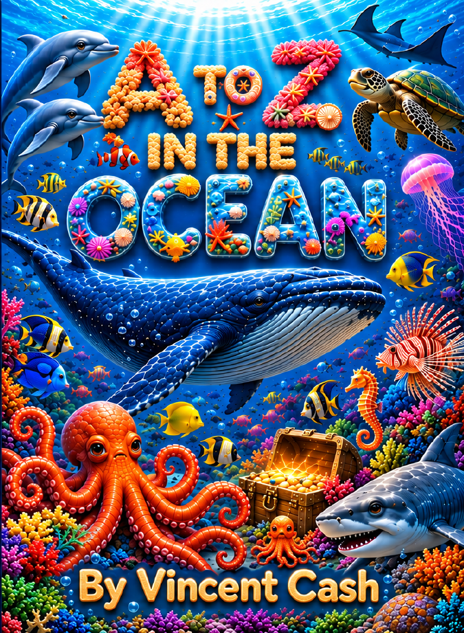 A to Z in the Ocean (Hardback)
