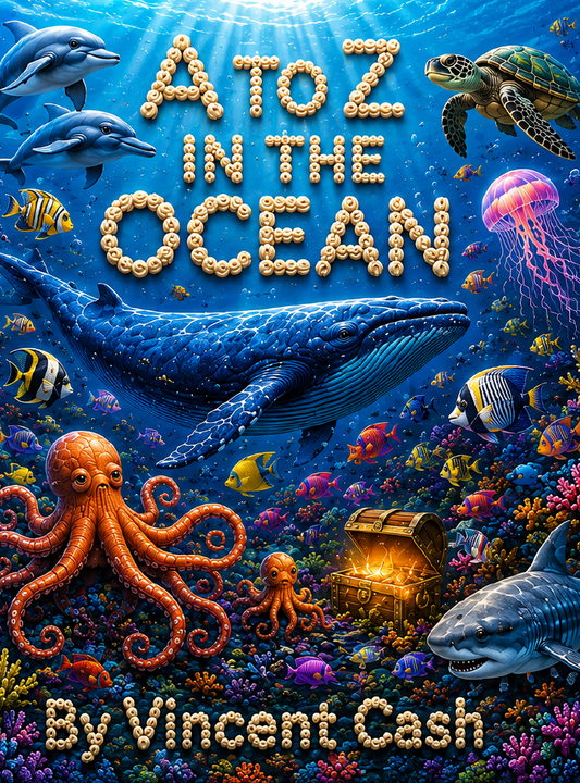A to Z in the Ocean (Hardback)